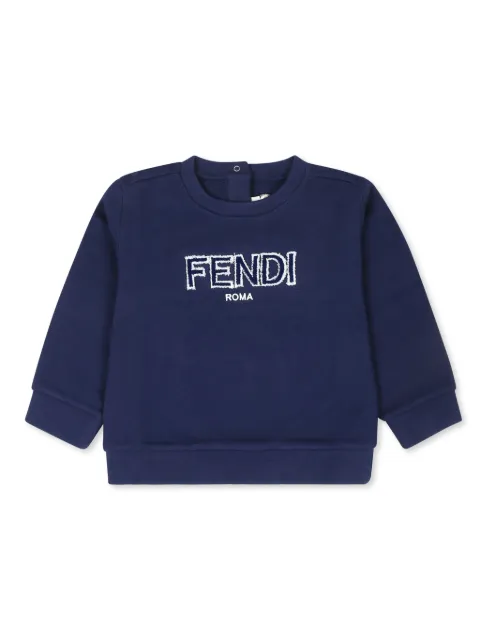 Fendi Kids Maglione con stampa