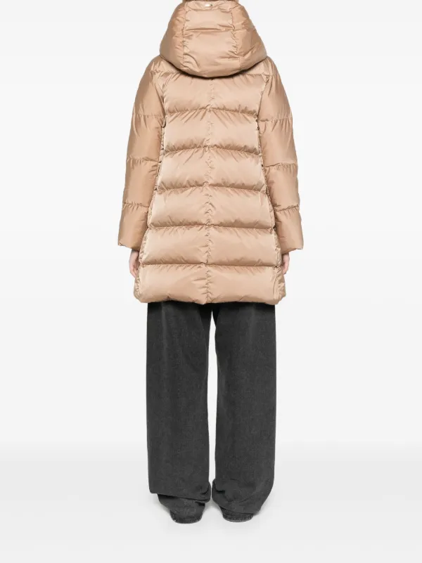 Herno フーデットケープコート HERNO(ヘルノ) ポンチョ・ケープ(レディース) - 海外通販のBUYMA