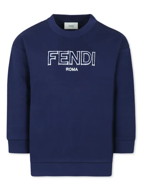 Fendi Kids crew neck sweatshirt 