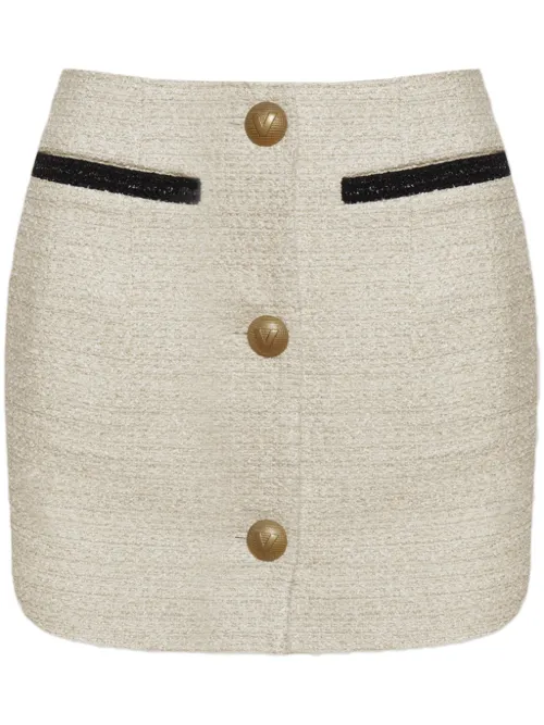 Minijupe en tweed - VETEMENTS - Modalova