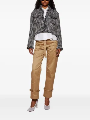 sacai（サカイ）ツイードジャケット - FARFETCH