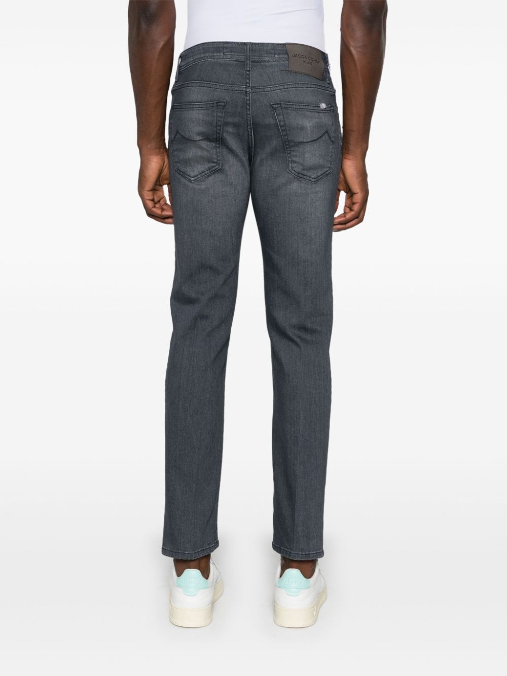 Shop Jacob Cohen Scott Jeans In Grey