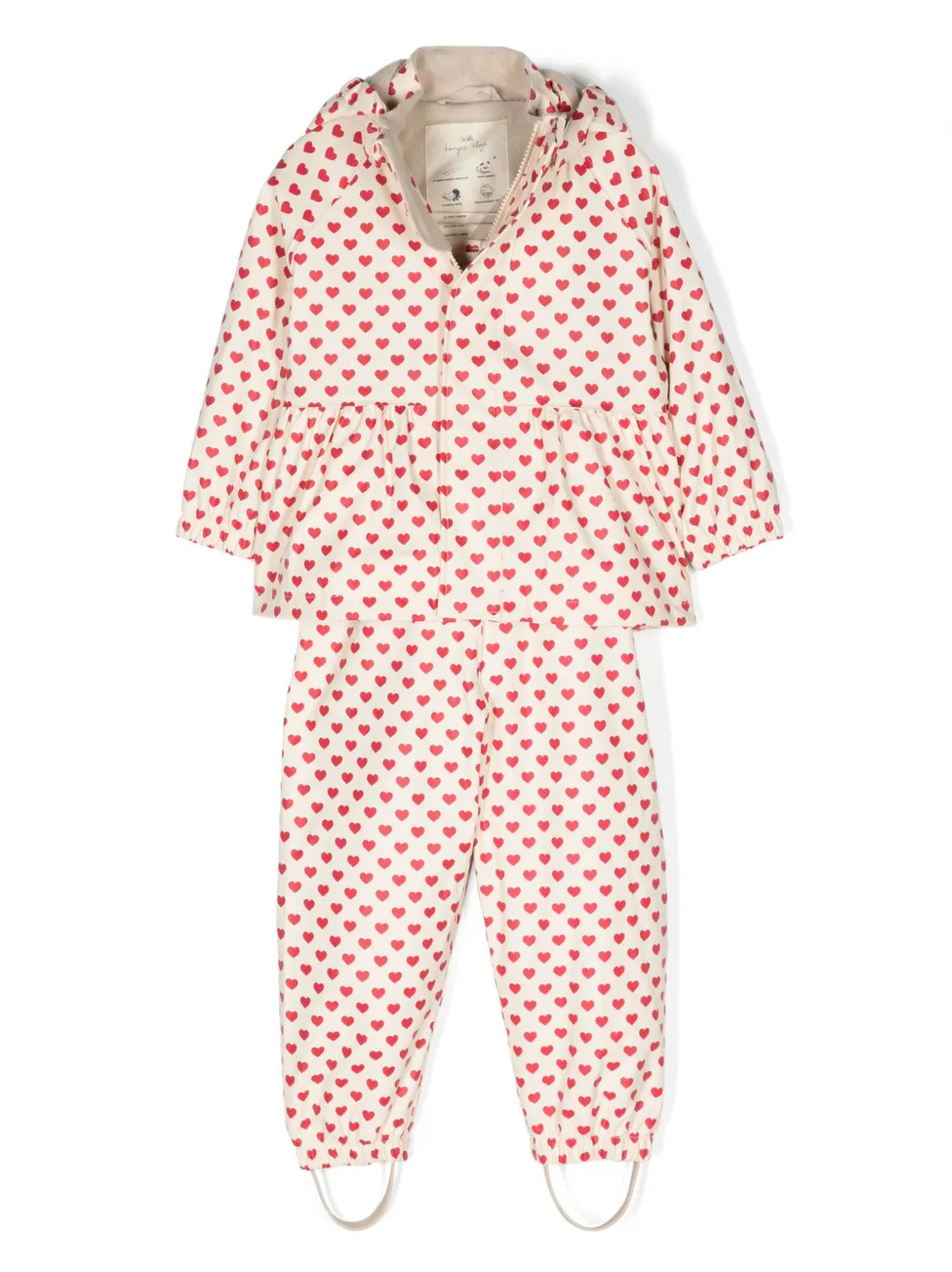 Konges Sløjd KONGES SLOJD KID RAINY PALME HEART PRINT MULTI Multicoloured