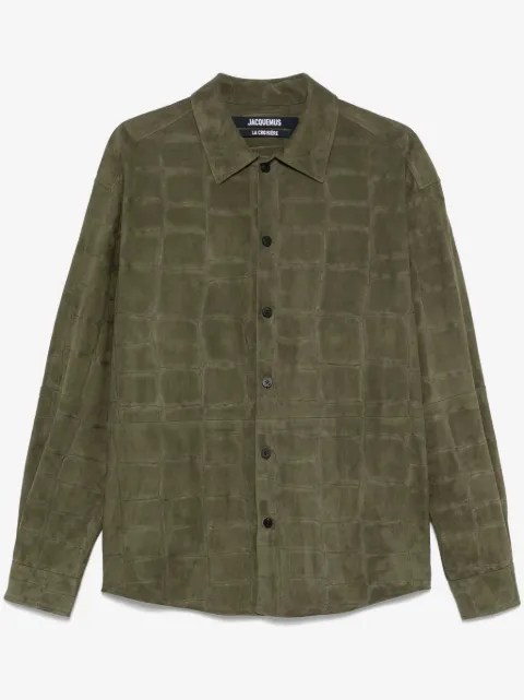 Jacquemus クロコエンボス シャツ