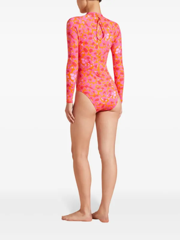 Vilebrequin Lexya Swimsuit Orange FARFETCH TR