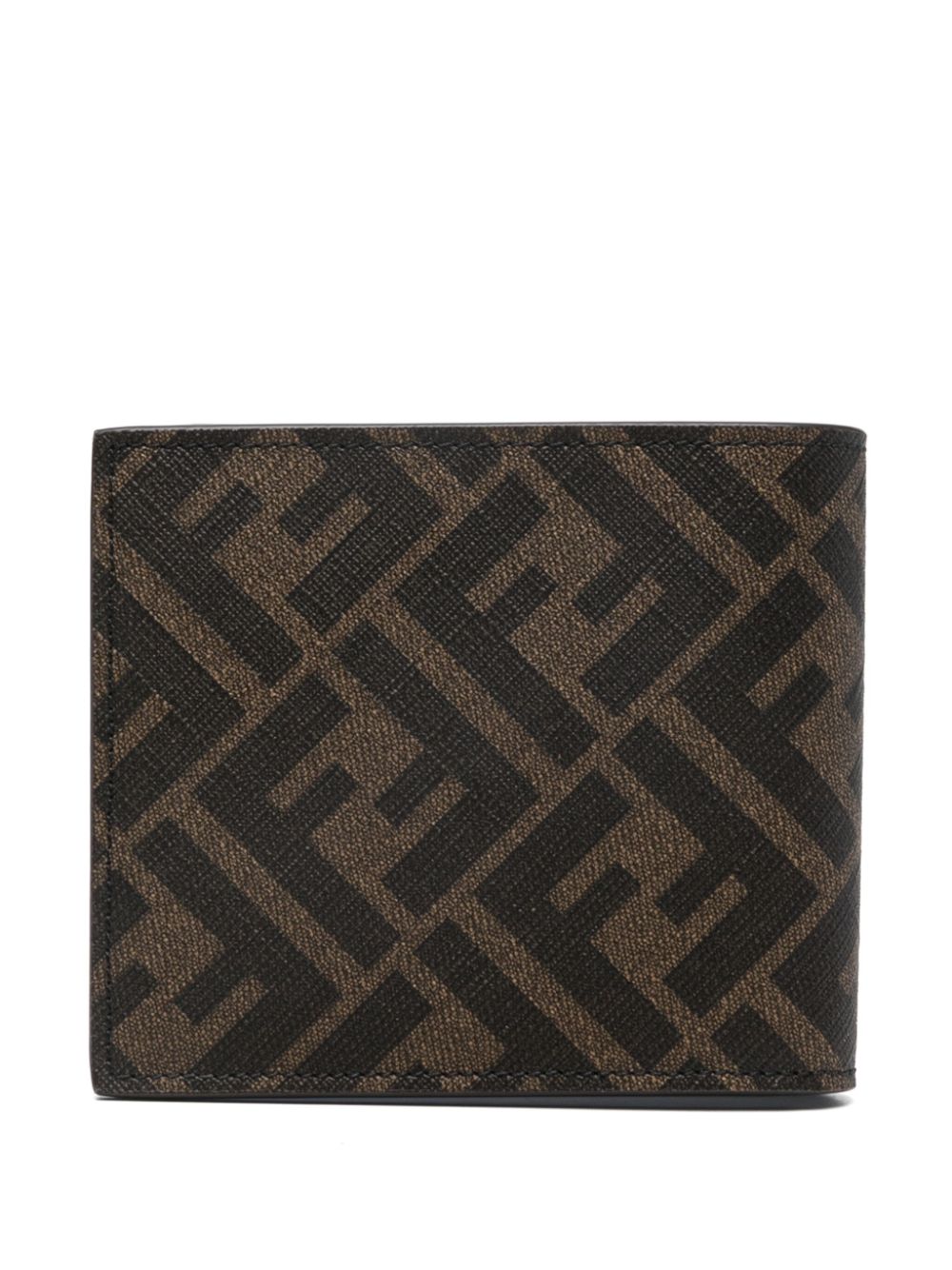 FENDI Diagonal portemonnee - Bruin