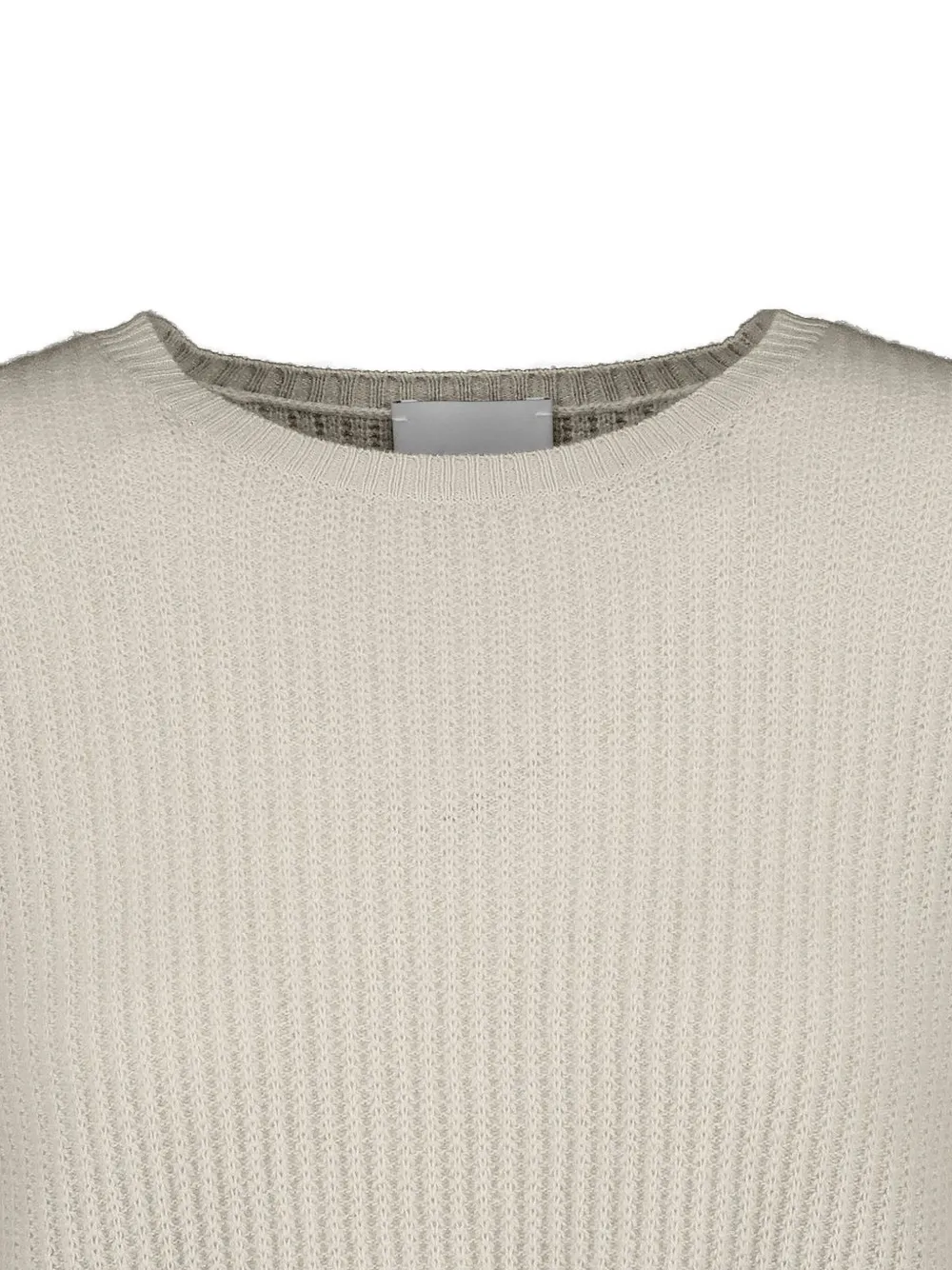 Allude Ribbed Sweater In Neutral