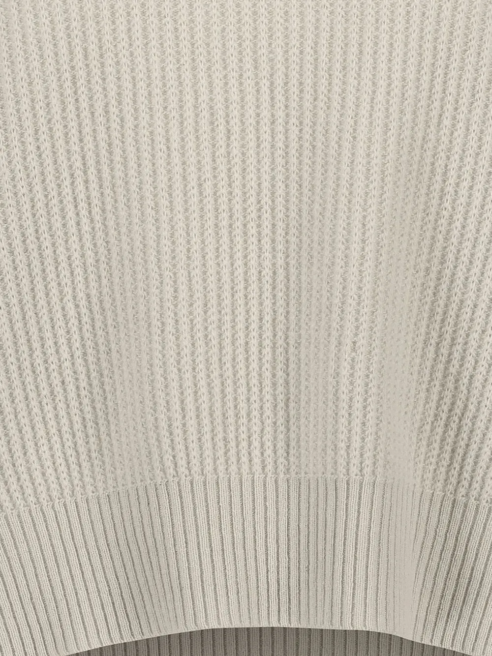 Allude Ribbed Sweater In Neutral