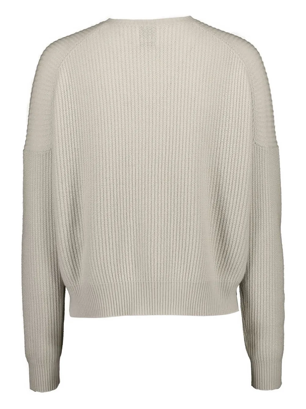 Allude Ribbed Sweater In Neutral