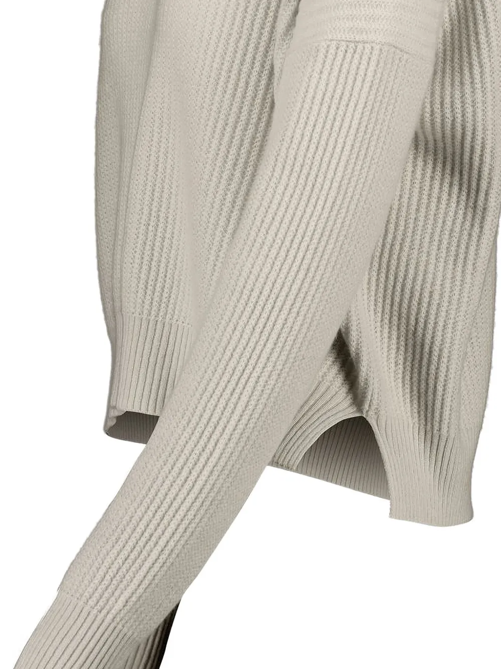 Allude Geribbelde sweater Grijs