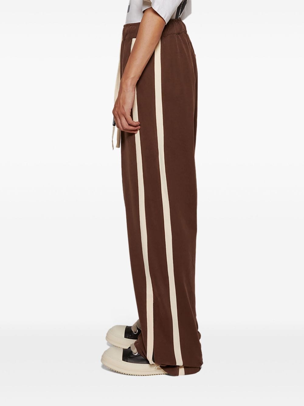 Shop Nahmias Cotton Track Pants In Brown