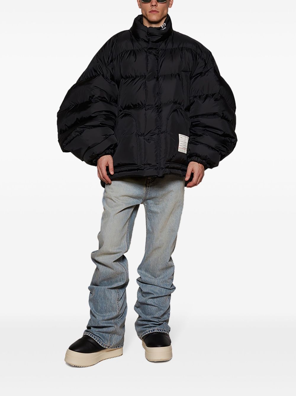 Maison MIHARA YASUHIRO Oversized jack - Zwart