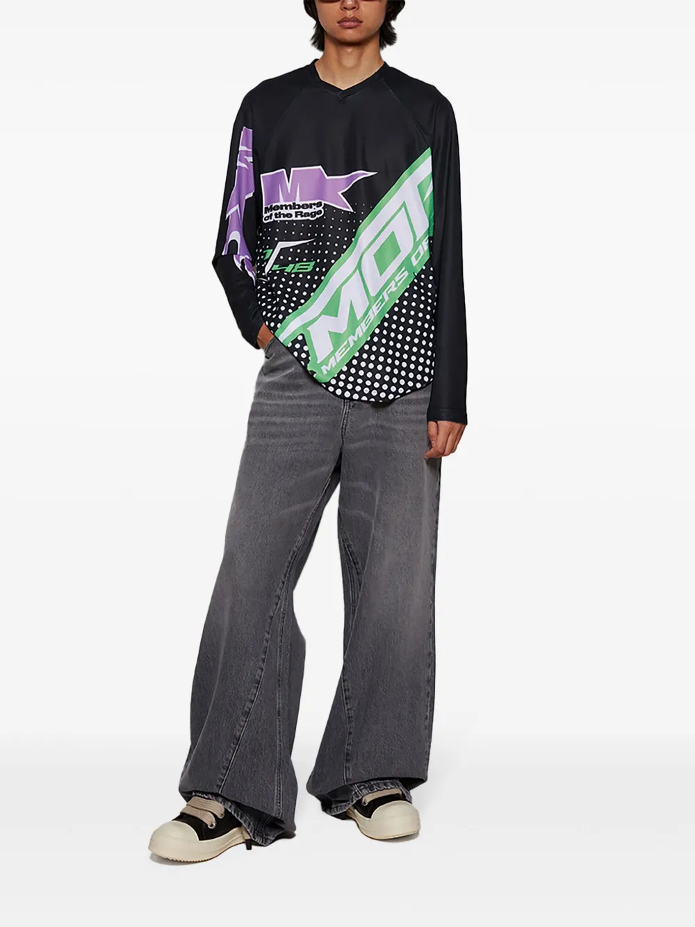 MEMBERS OF THE RAGE Motorcross T-shirt - Zwart