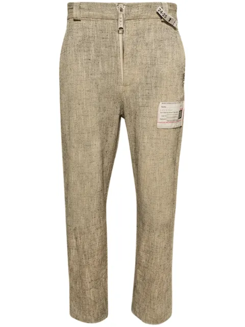 Maison MIHARA YASUHIRO Slub Nep trousers
