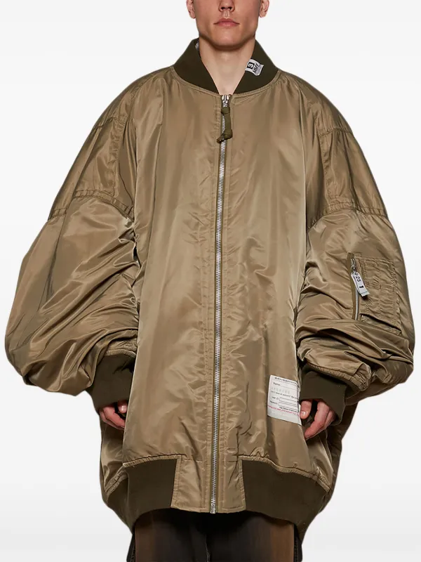 Maison MIHARA YASUHIRO Huge Flight Jacket | Green | FARFETCH