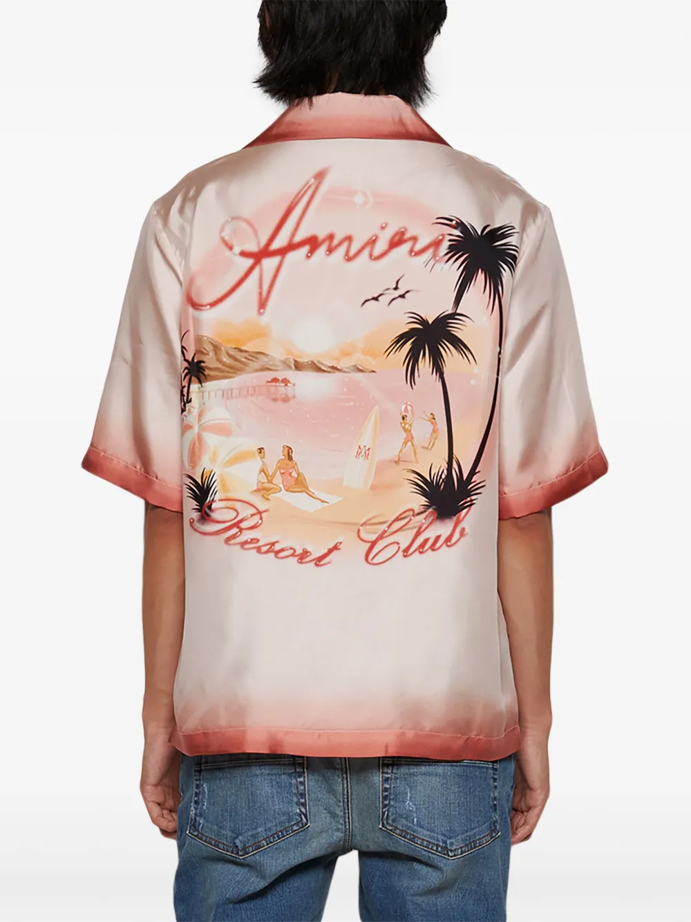 AMIRI Resort Club overhemd Roze
