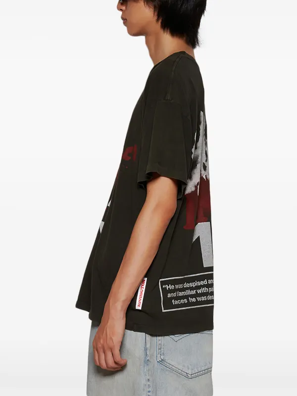【即発送/すぐ発送】RRR123 Apocalypse Nunca Tシャツ RRR123 Apocalypse Nunca Tシャツ | ブラック | FARFETCH JP