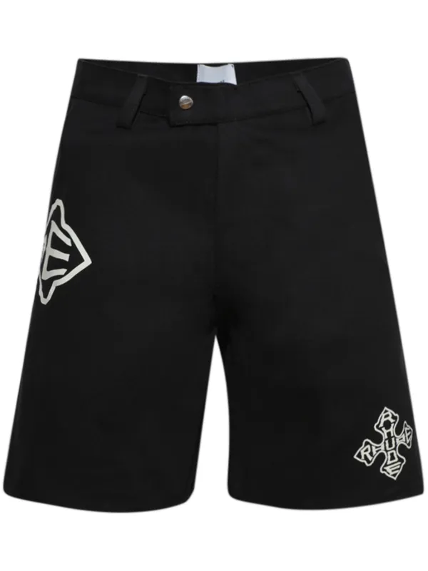 Rhude ハーフパンツ RHUDE ツイル ショートパンツ | ブラック | FARFETCH JP