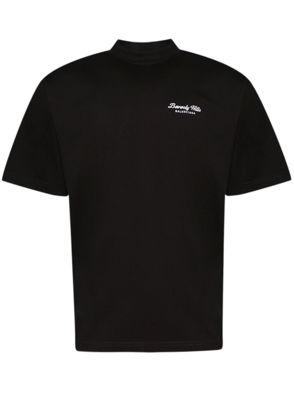 Balenciaga T-shirt met logoprint Zwart