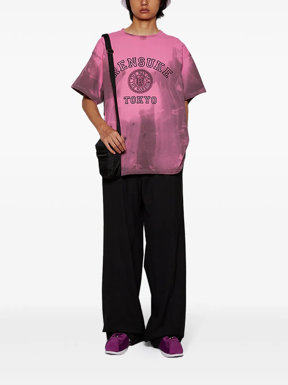 RENSUKE TOKYO T-shirt met grafische print - Roze