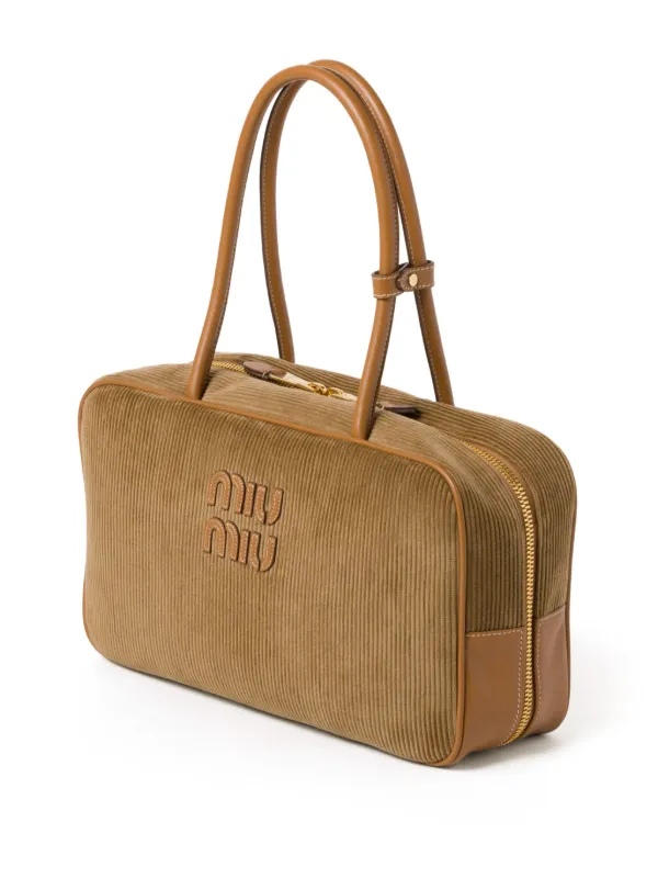 Miu Miu Beau ショルダーバッグ | ブラウン | FARFETCH JP