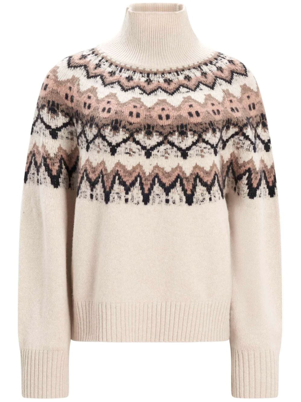 Shop Altuzarra Soleil Intarsia-knit Jumper In Neutrals