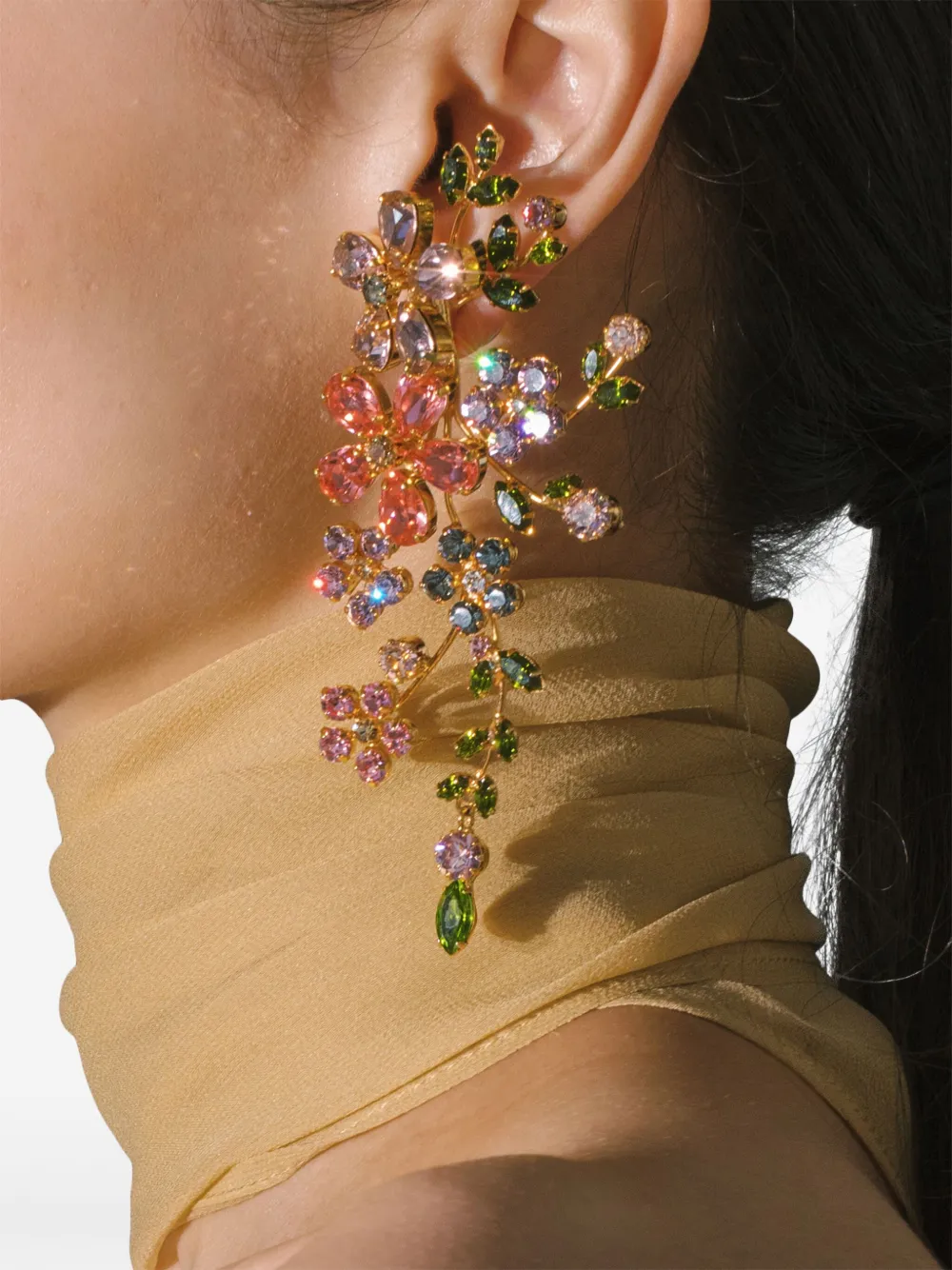 【Jennifer Behr】Dorian Earrings ドリアンピアス 花 カラフル Jennifer Behr】Dorian Earrings ドリアンピアス 花 カラフル
