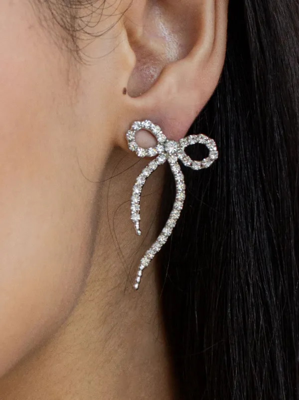 Jennifer Behr Marlena Earrings Silver FARFETCH BN