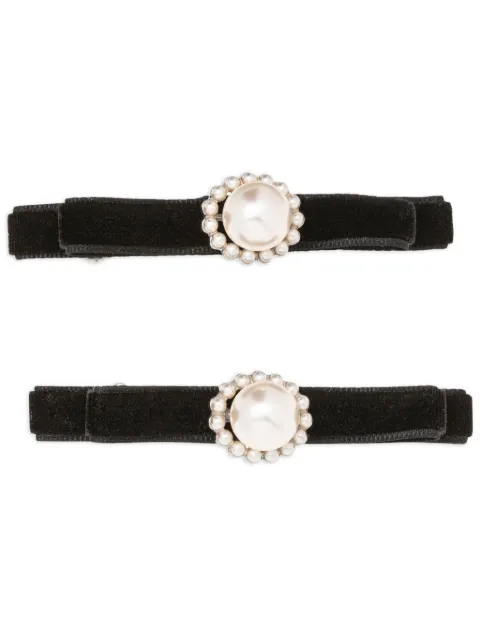 Jennifer Behr Minetta bow clip (set of two)