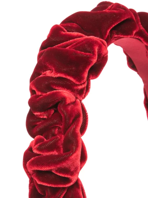 Jennifer Behr Lia velvet headband 48BC15RUBY - 1