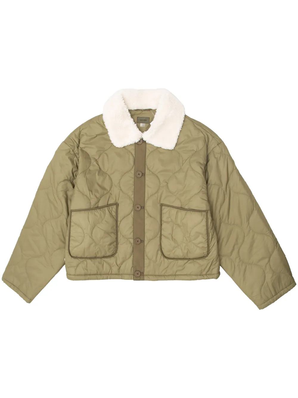 Mother The Army Brat Jacket Rank And File In Green