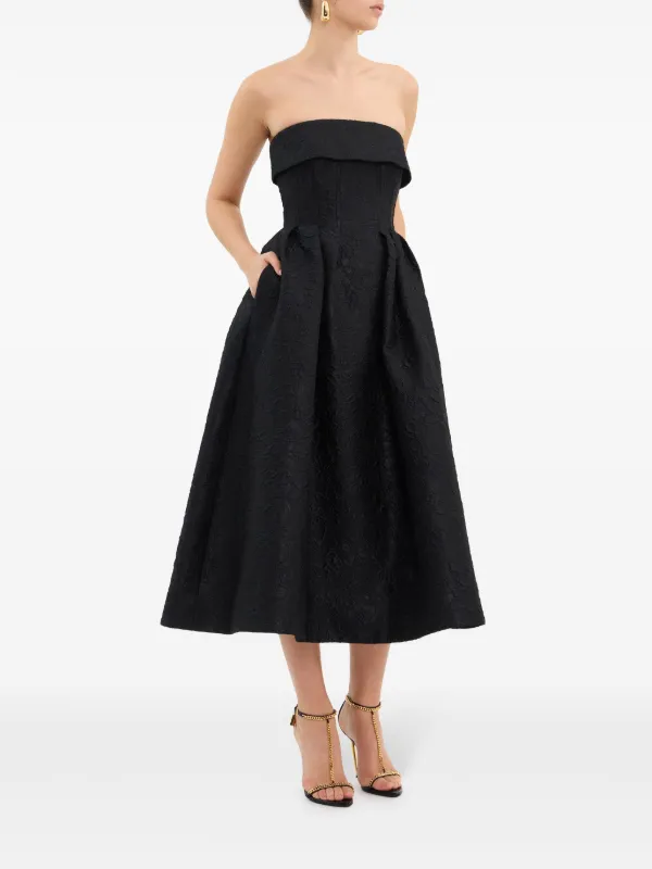 REBECCA VALLANCE★美エレガントミディドレスSaskia Midi Dress Rebecca Vallance Saskia Midi Dress in Chocolate – That Dress