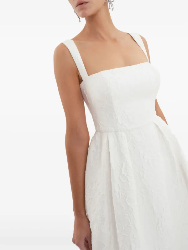 Rebecca Vallance Esther Strap Gown | Neutrals | FARFETCH