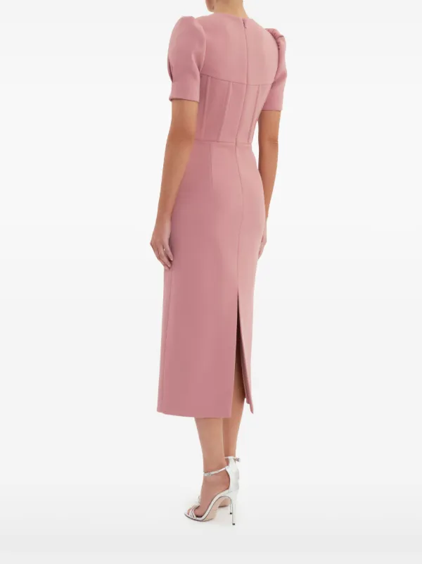 ◆関税込◆【REBECCA VALLANCEC】Bridal Elora midi dress Elora Short Sleeve Midi Dress – Rebecca Vallance