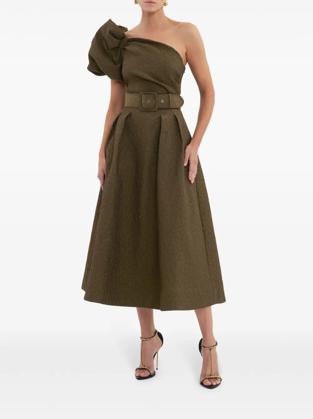 rebeccavallance Rebecca Vallance Adalyn midi-jurk - Groen