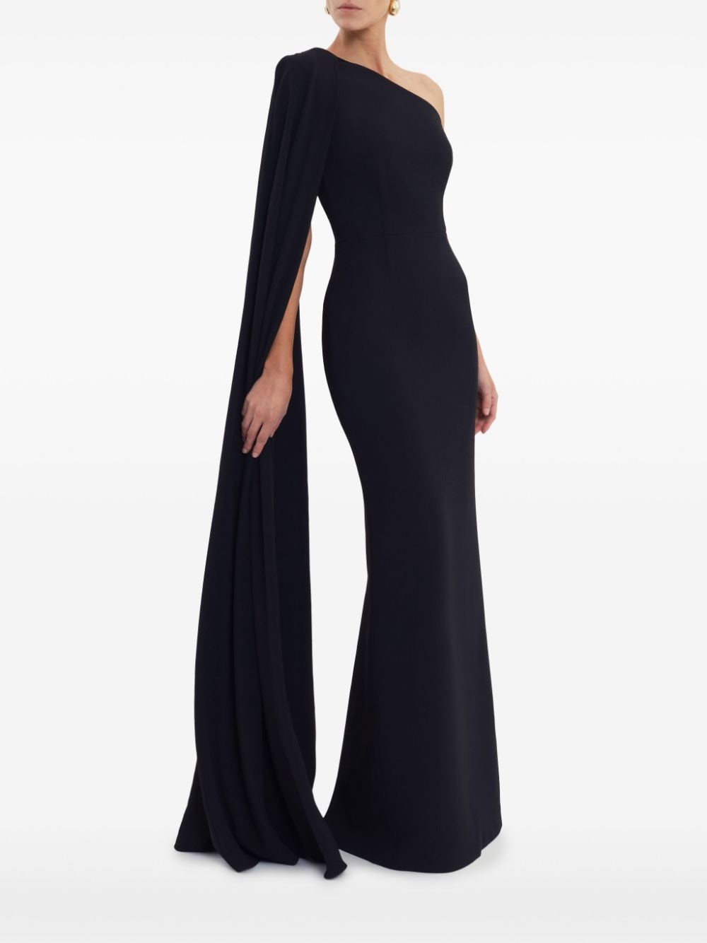 Shop Rebecca Vallance Athena Gown In Black