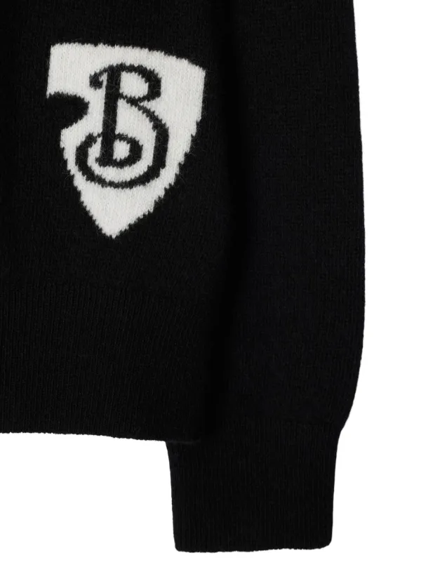 Burberry B Shield ボンバージャケット | ブラック | FARFETCH JP