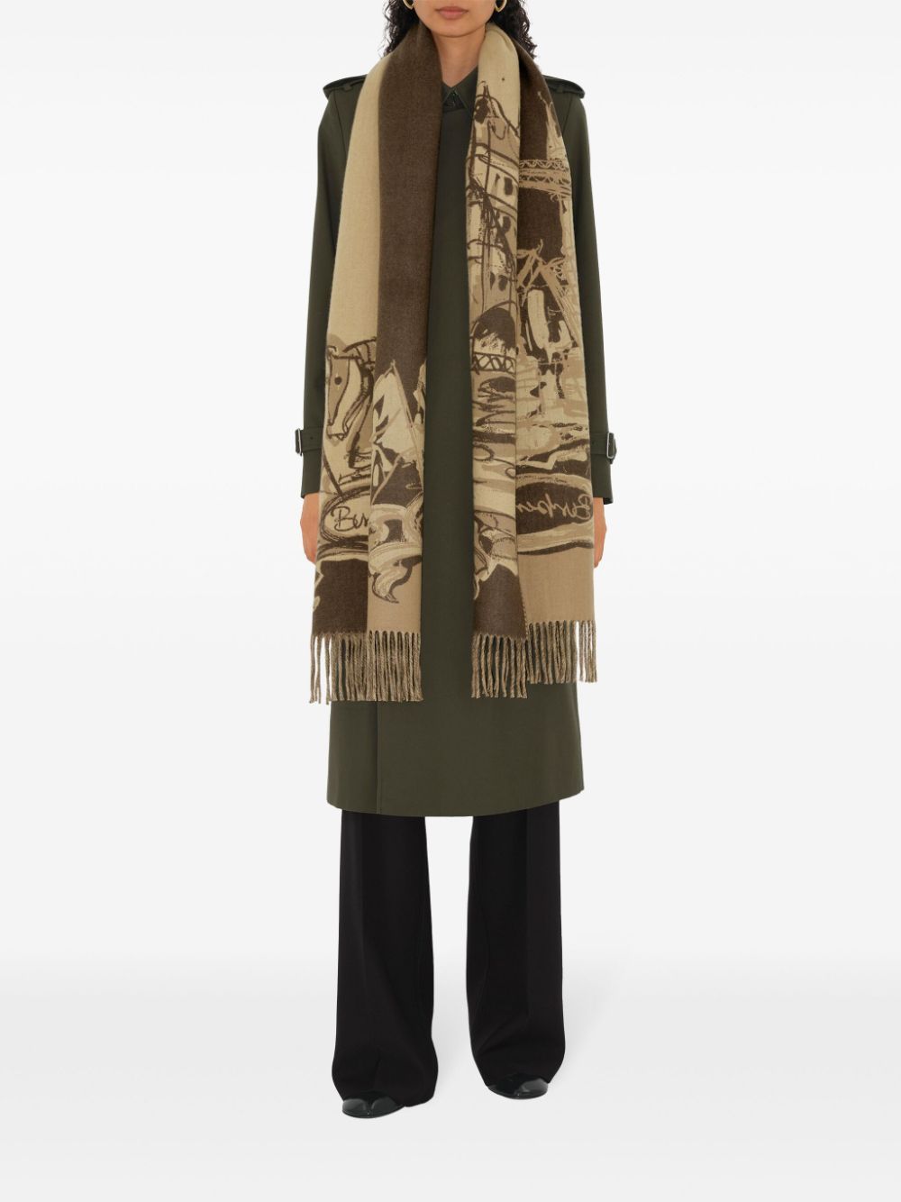 Burberry Tower Bridge scarf Men