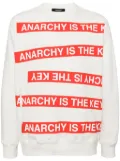 Undercover graphic-print cotton sweatshirt - White