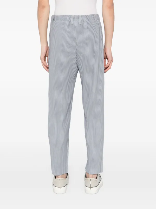 Homme Plissé Issey Miyake Pleated Tailored Trousers | Grey