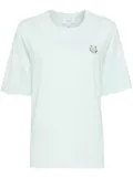Maison Kitsuné bold fox head patch T-shirt - Green