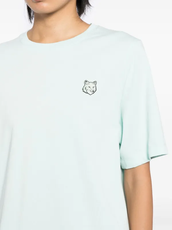 Maison Kitsuné Bold Fox Head Patch T-shirt | Green | FARFETCH