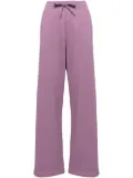 Maison Kitsuné logo patch pants - Purple