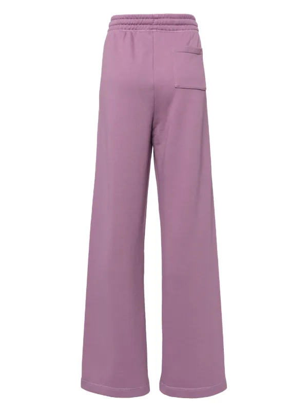 Maison Kitsuné Logo Patch Pants | Purple | FARFETCH