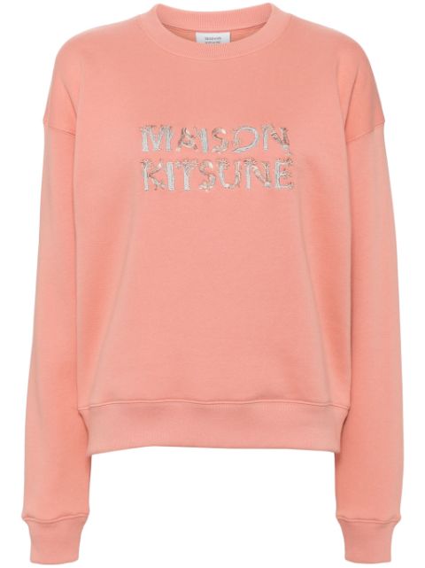 Maison Kitsune embroidered sweatshirt Women