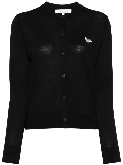 Cardigan mi-long en maille - Maison Kitsuné - Modalova