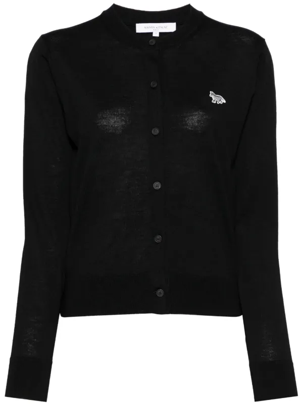 Maison Kitsuné ロングカーディガン | ブラック | FARFETCH JP
