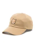 Maison Kitsuné bold fox head cap - Brown