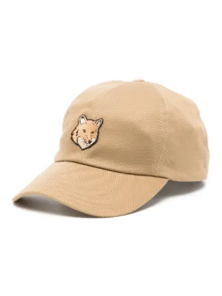 【関税込】Maison Kitsune メゾンキツネ Bold Fox Head Cap ロゴ Maison Kitsuné Bold Fox Head Cap | Brown | FARFETCH LB