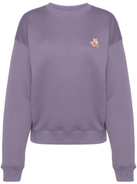 appliqué logo sweatshirt